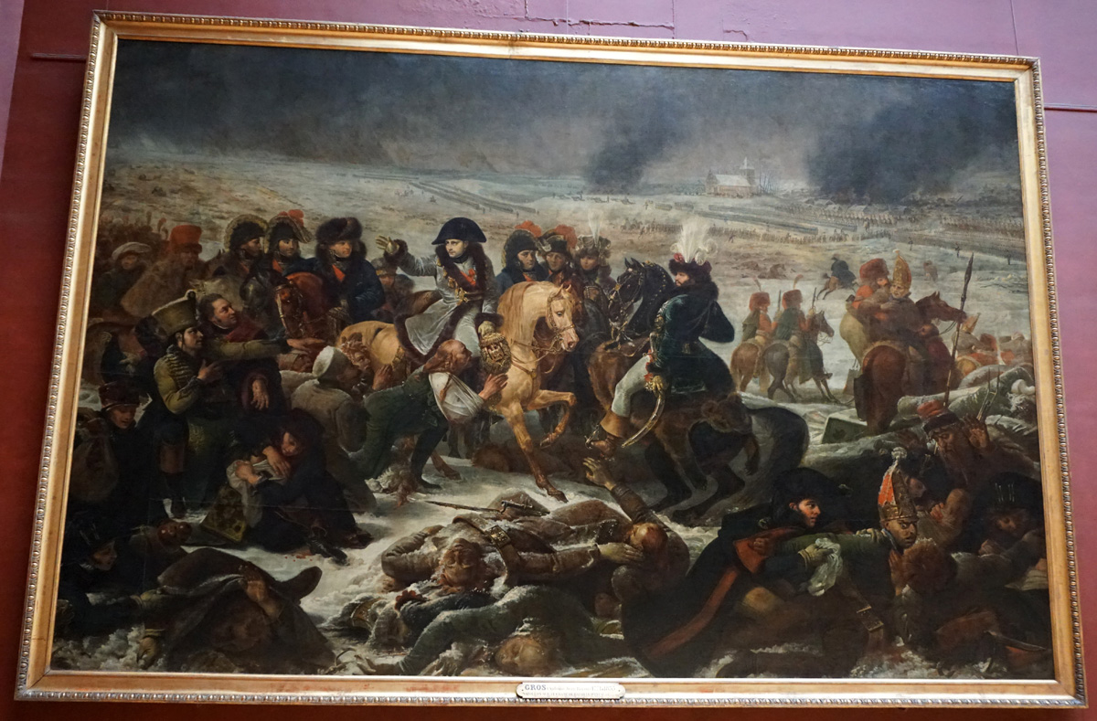 The&nbsp;Louvre, Gros: Napoleon at the battle of Eylau (1808)