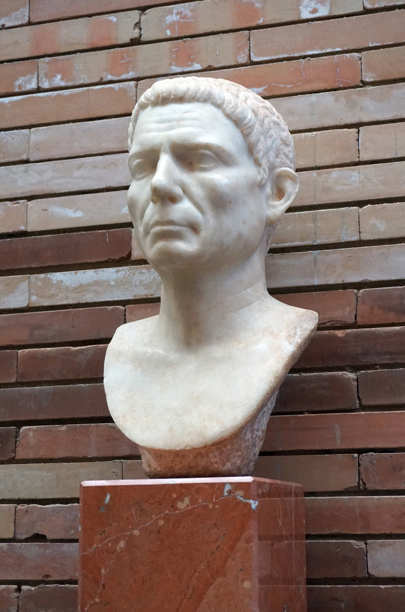 Merida: Museo Nacional de Arte Romano, Portrait of a man, 1st c AD