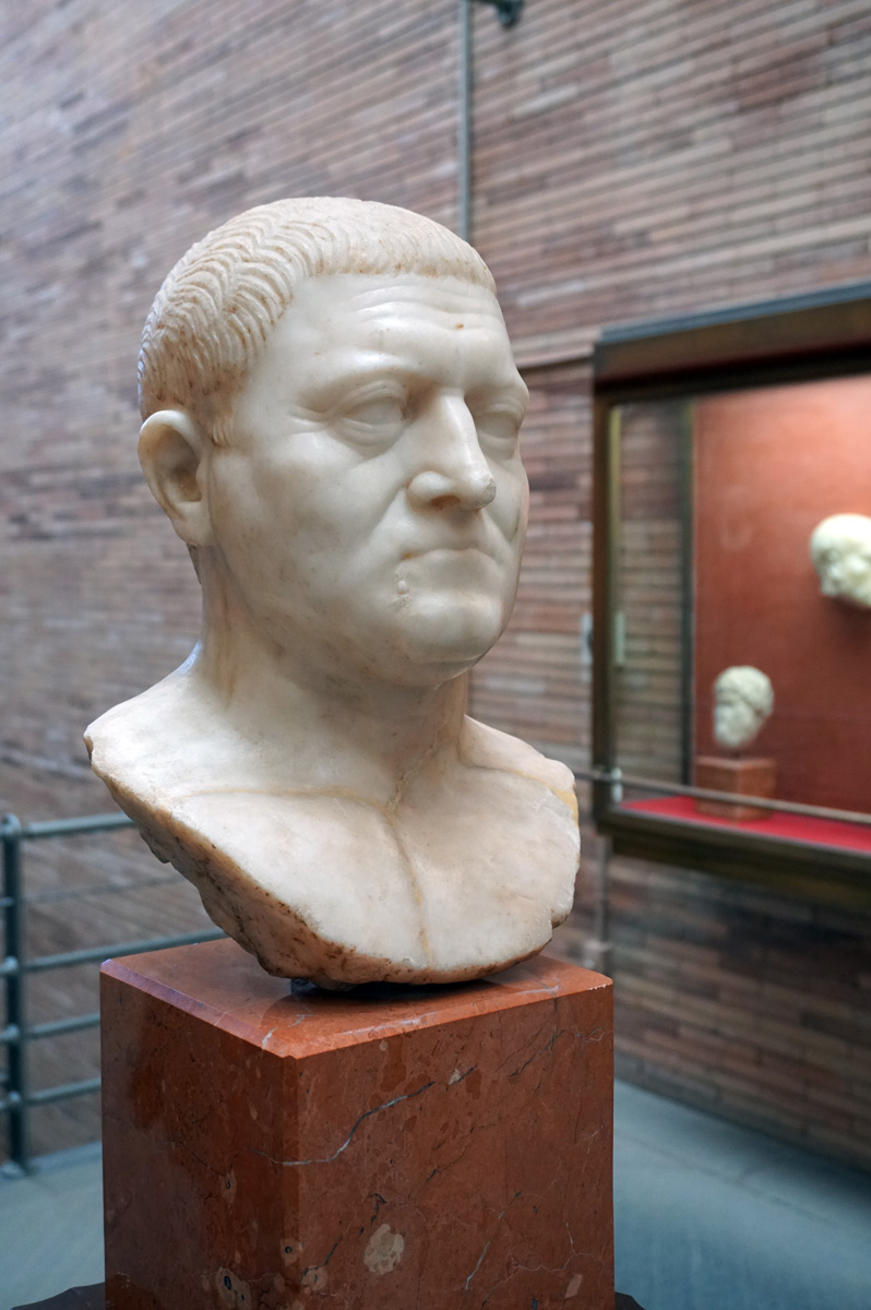 Merida: Museo Nacional de Arte Romano, Portrait of a man, 1st c AD