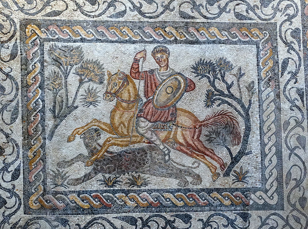 Merida: Museo Nacional de Arte Romano, 4th c AD Roman mosaic