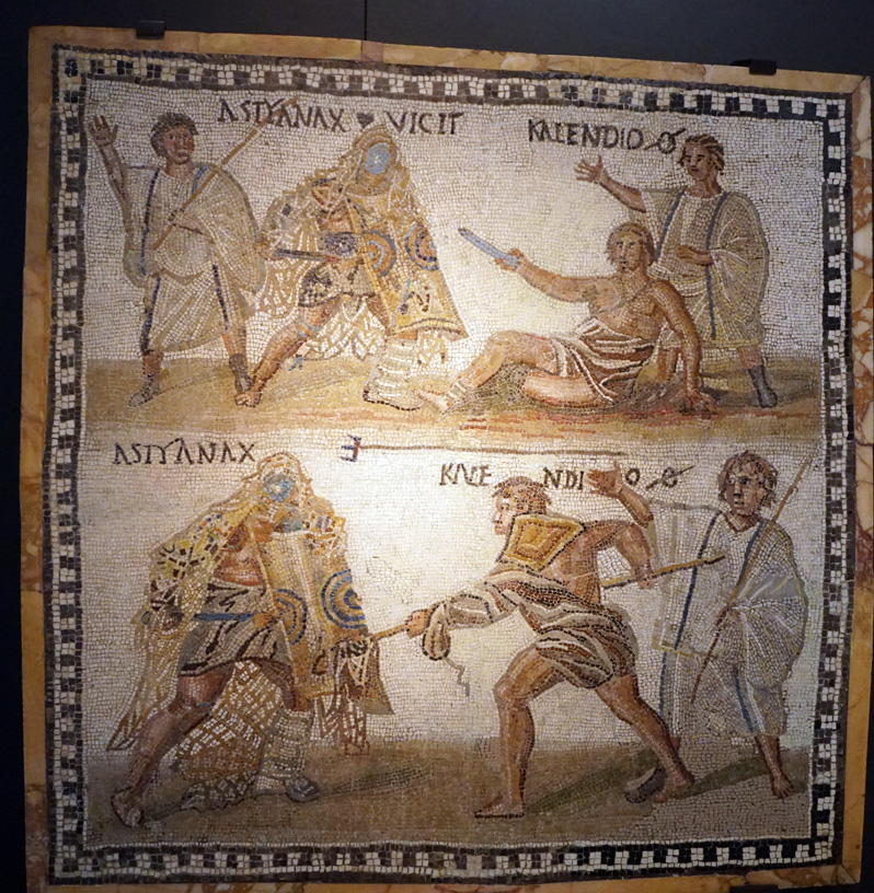National Archaeological Museum, Gladiator fights - with referees!