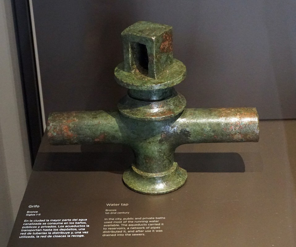 National Archaeological Museum, Bronze water tap, 1st-2nd c AD