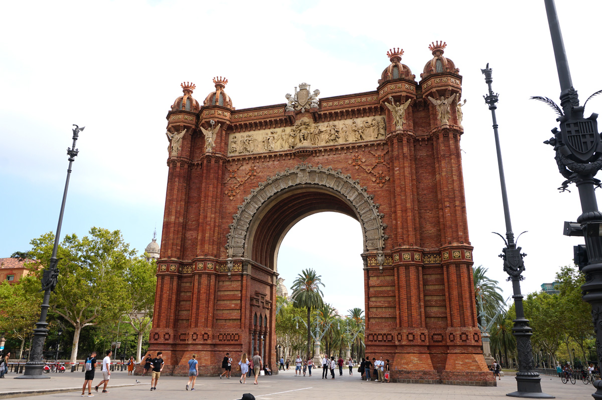 Barcelona, Redbrick Arc de Triomf