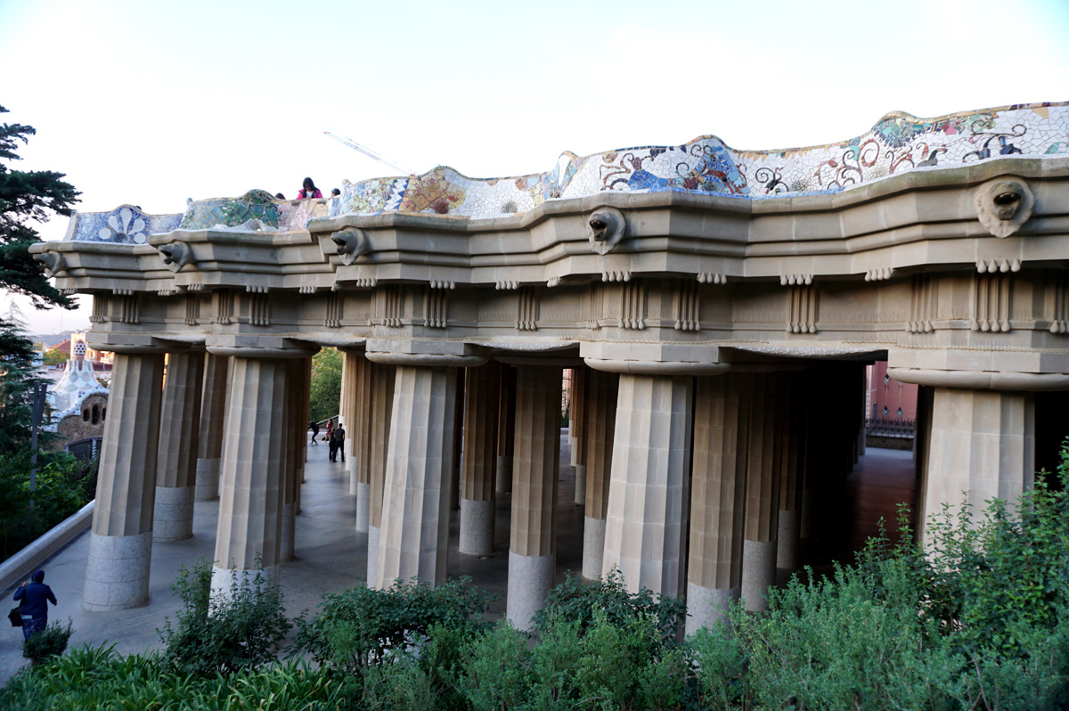 Park Güell, Hall of Columns