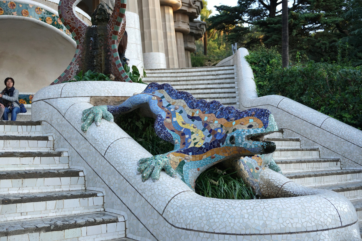 Park Güell, Iconic Salmander/Dragon