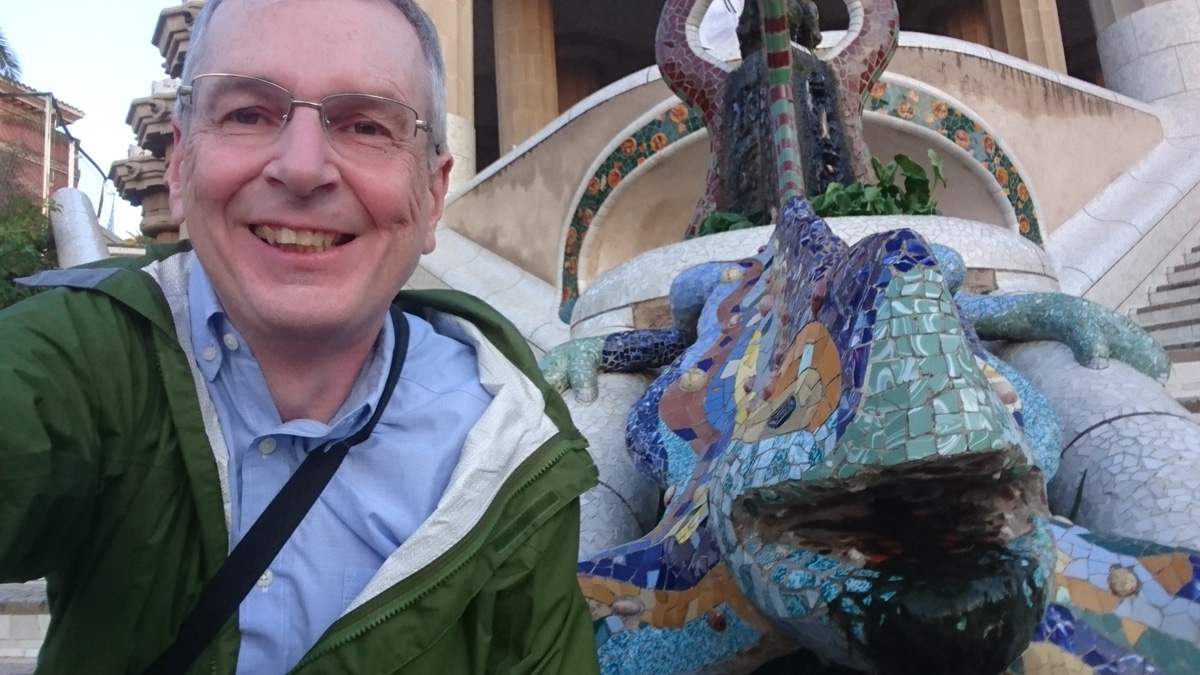 Park Güell, The obligatory selfie.