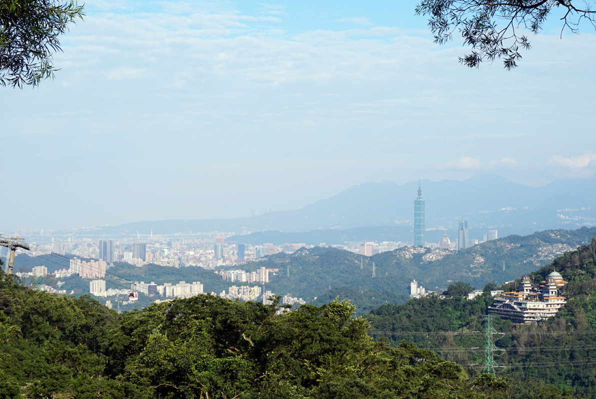 Taipei 2017, Maokong: Hazy Taipei view