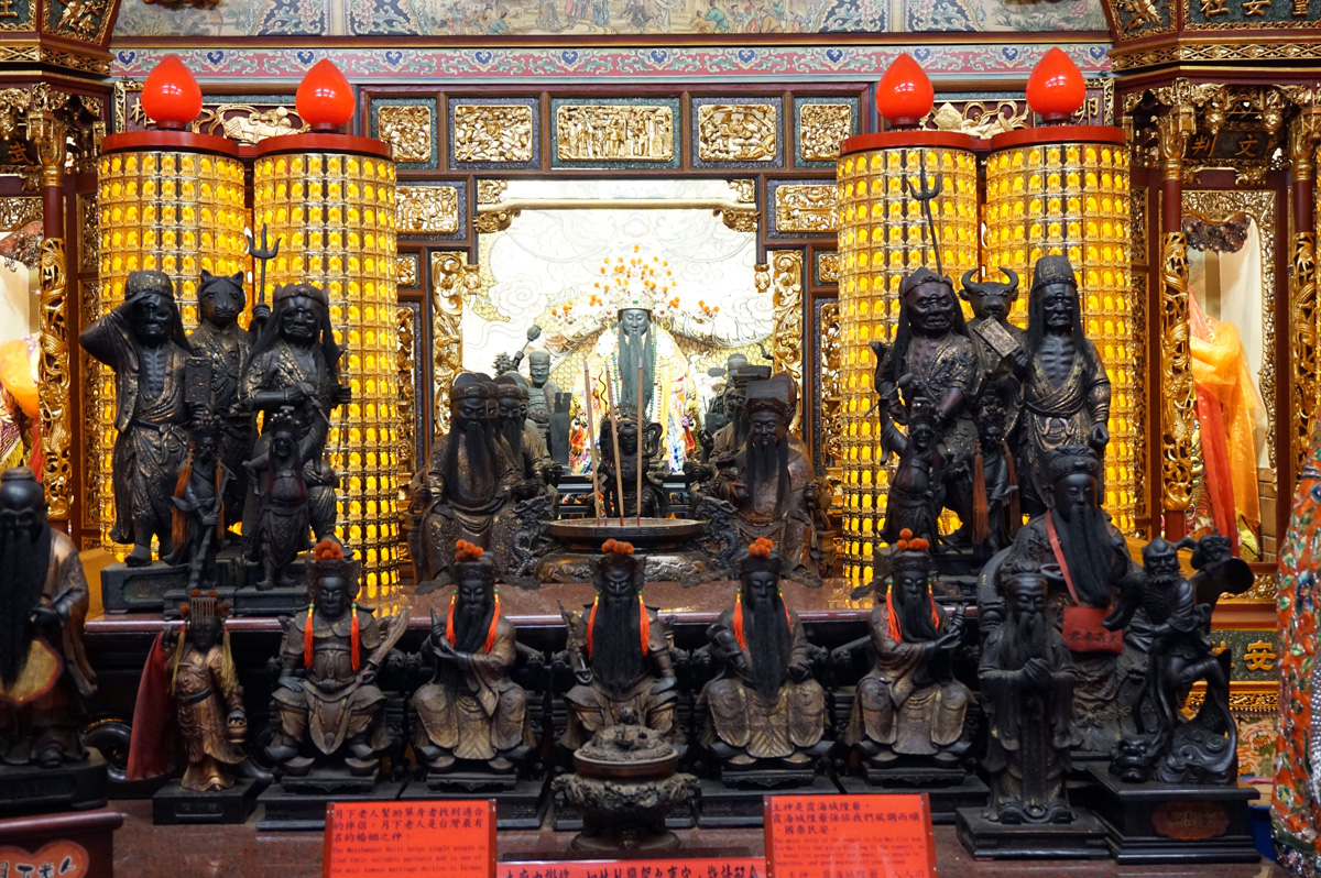 Dihua Street area, The City Deity and associates