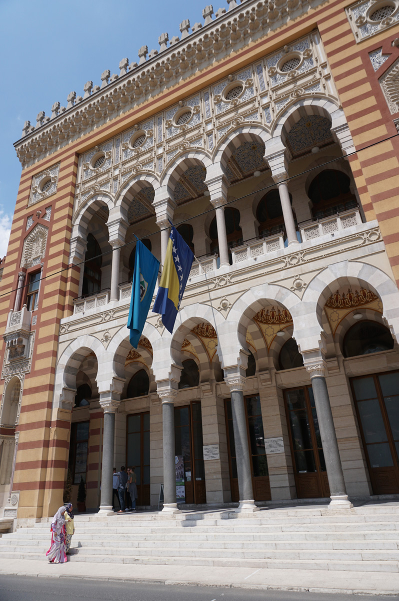 Bosnia: Sarajevo, City Hall