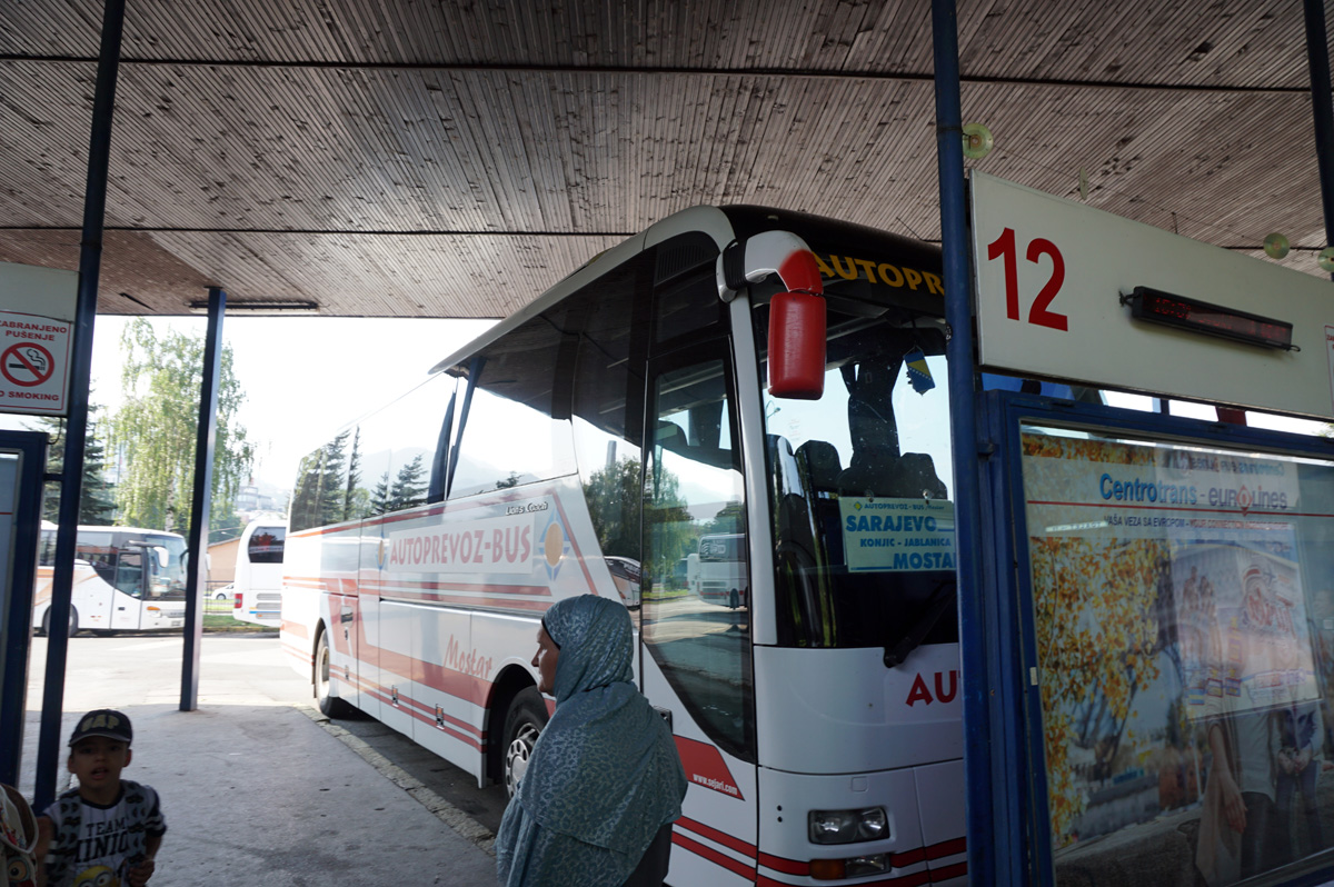 Bosnia: Sarajevo, Bus to Mostar