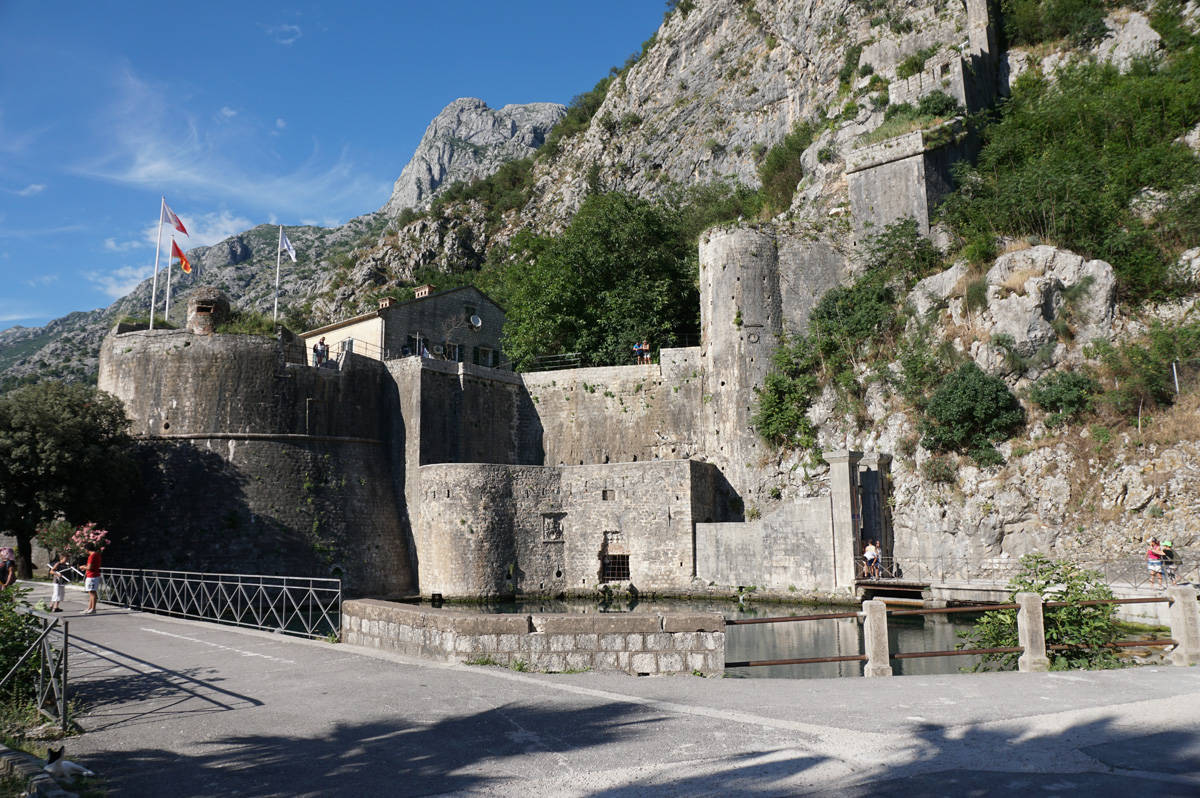 Montenegro: Kotor, South end of City Walls