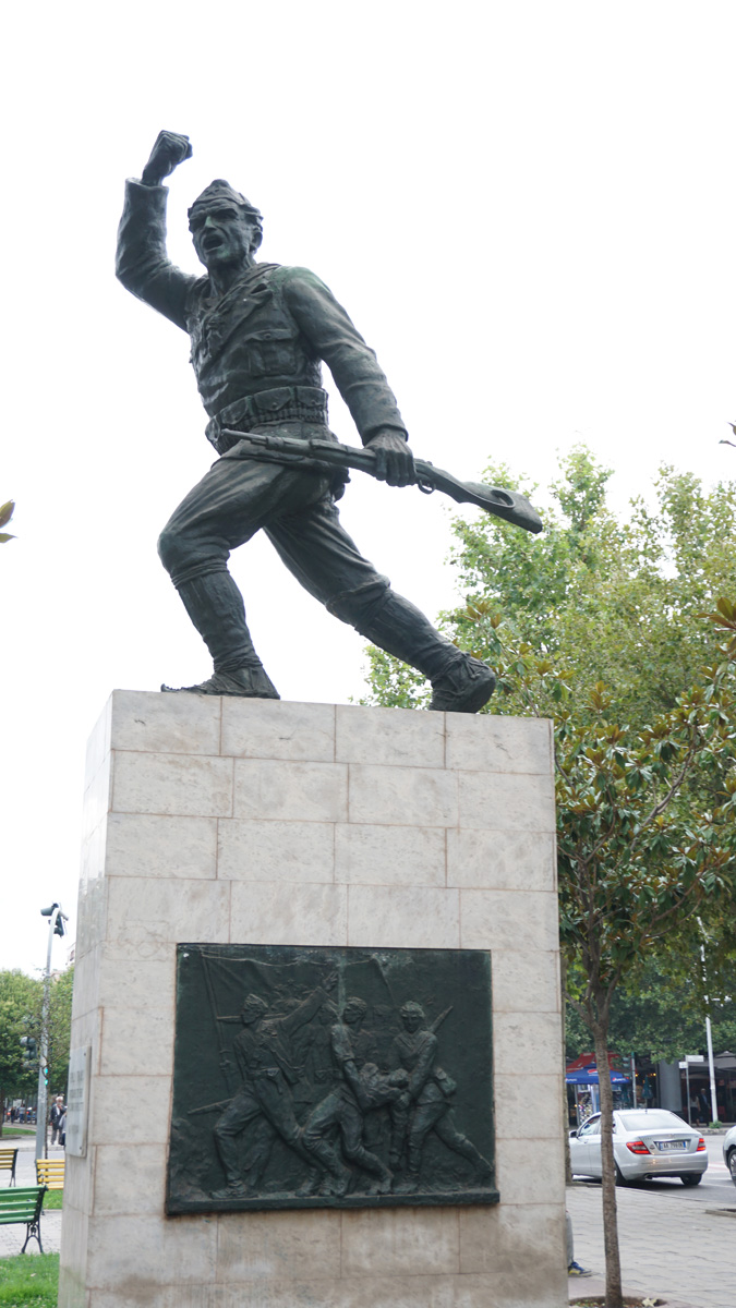 Albania: Tirana, Partisan Memorial