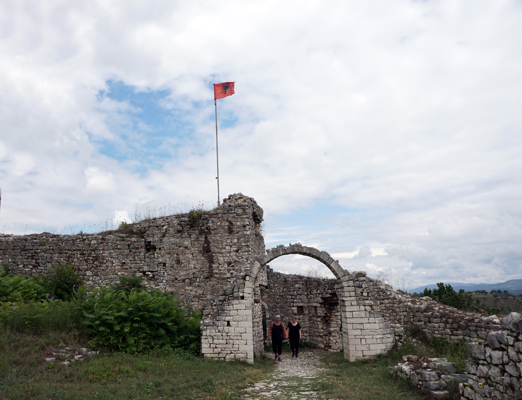 Albania: Berat, Ruins of old Citadel