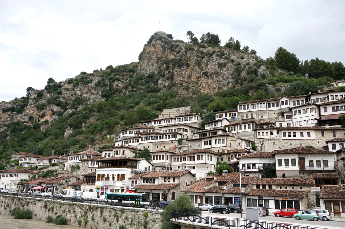 Albania: Berat, "The town of a thousand windows"