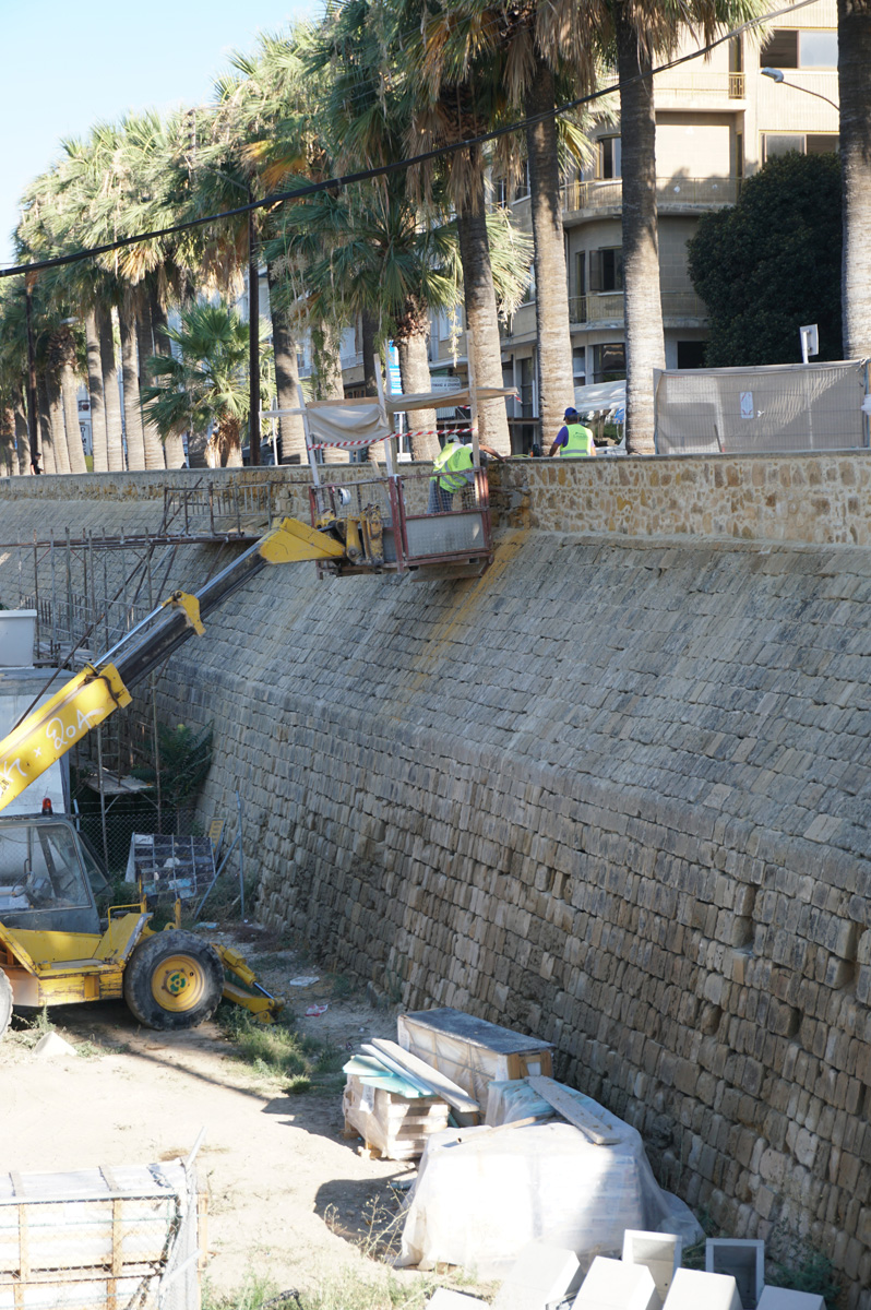 South Nicosia: Venetian Walls, Wall restoration & maintenance