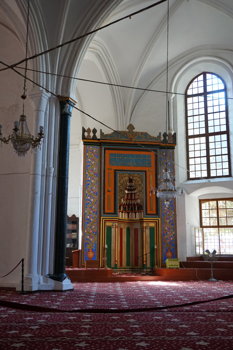 North Nicosia: Selimiye Mosque, Especially colorful Mihrab