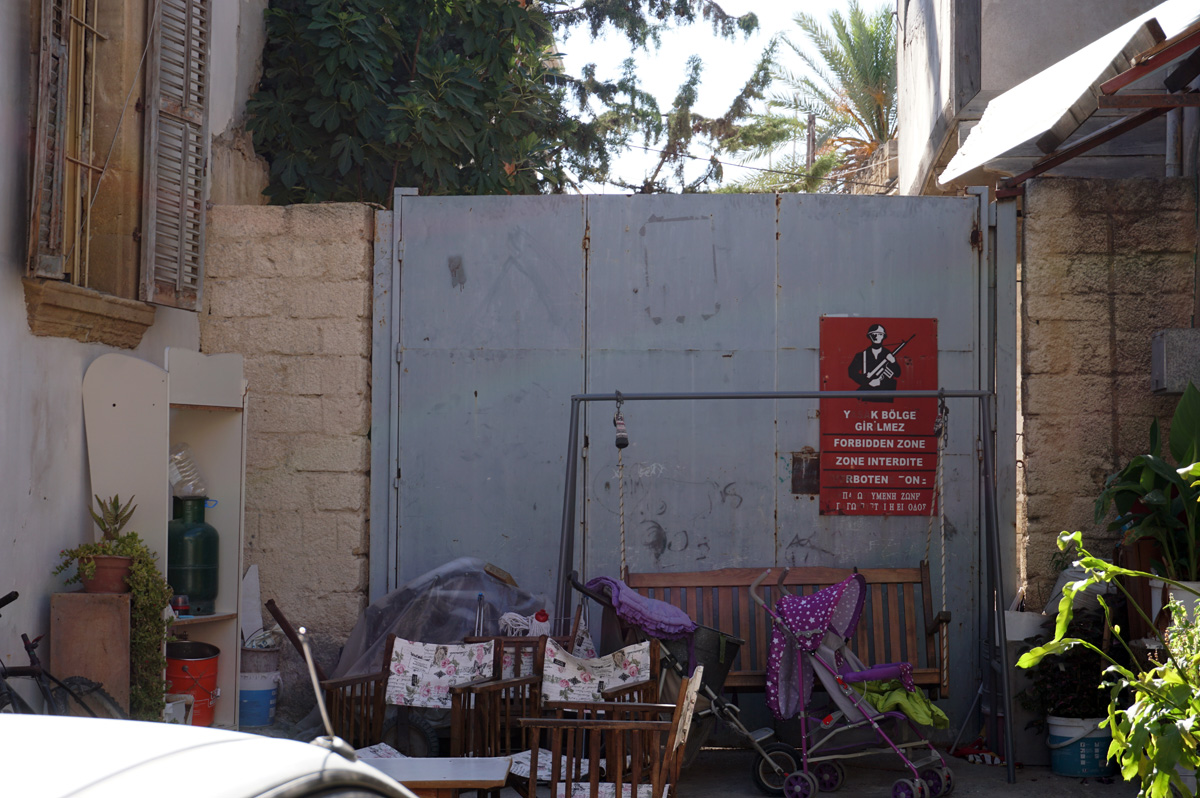 Around North Nicosia, Forbidden UN Zone