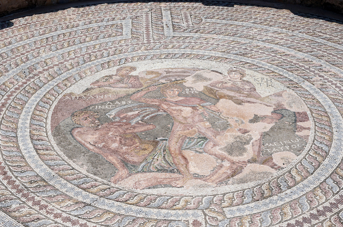 Pafos Archaeological Site, House of Theseus