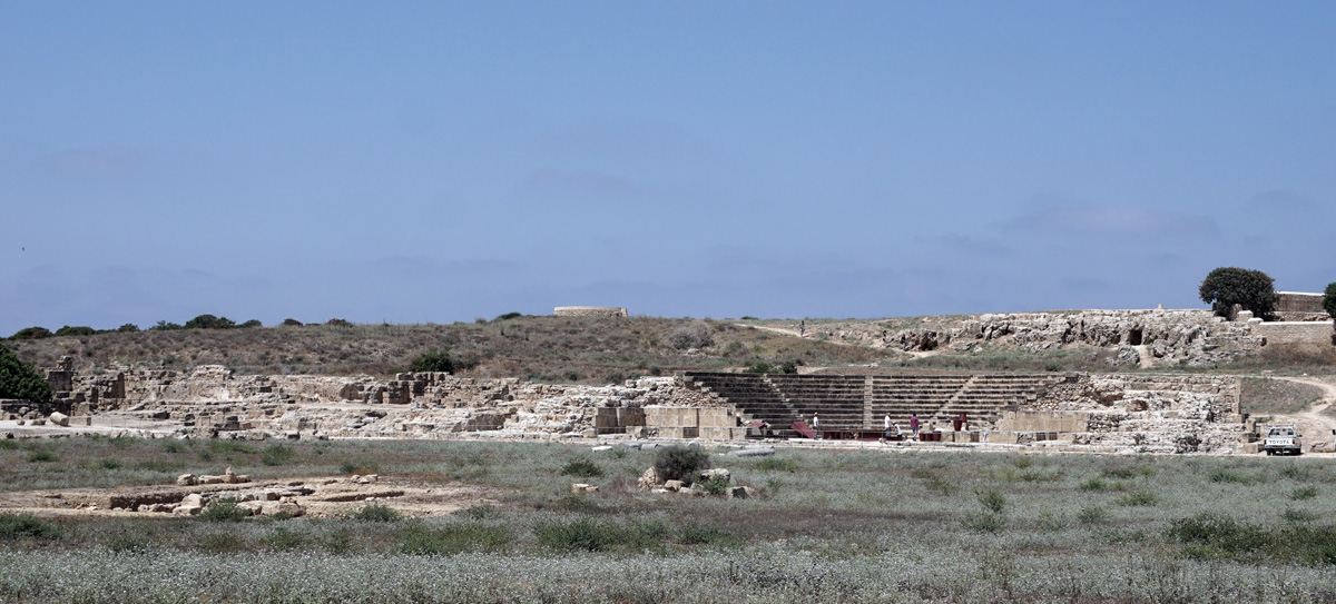 Pafos Archaeological Site, Rebuilt Odeon and associated Ruins
