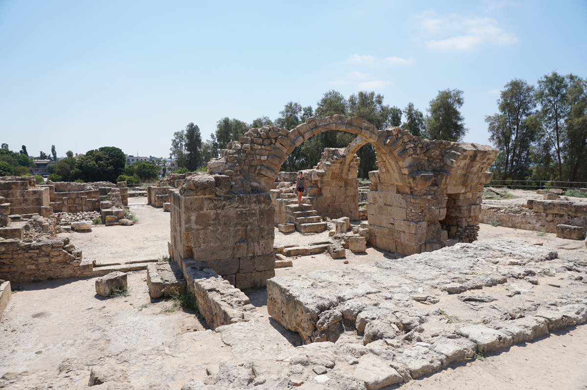 Pafos Archaeological Site, Fragments of 12th c “Forty Columns” fortress