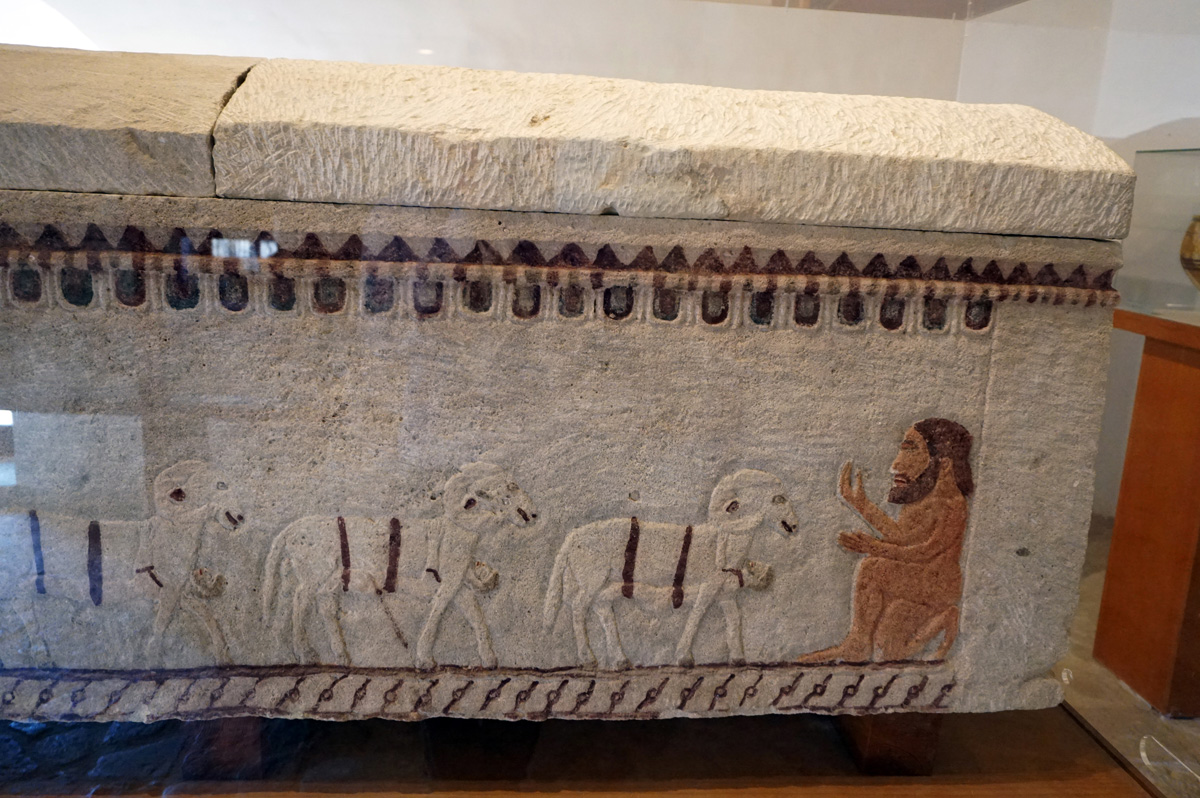 Sanctuary of phrodite, 5th c. bc Sarcophagus Ulysses