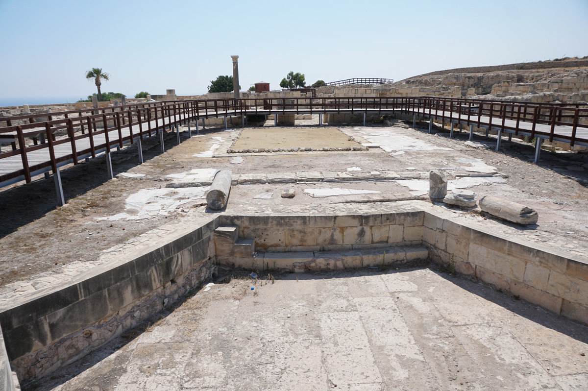 Ancient Kourion archaeological site, Roman Nymphaneum