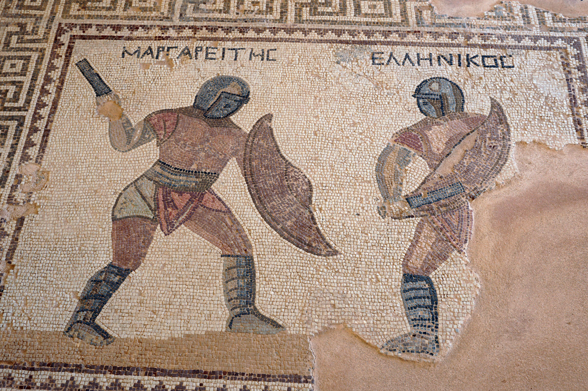 Ancient Kourion archaeological site, House of Gladiators