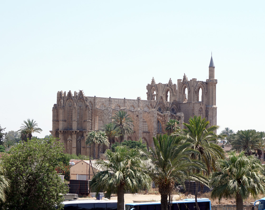 Famagusta: Cathedral-Mosque, Cathedral-Mosque from Castle Otello