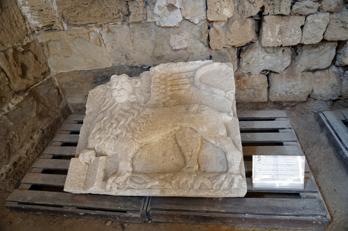 Famagusta: Otelo Castle, Otello Castle: Original Lion of St Mark
