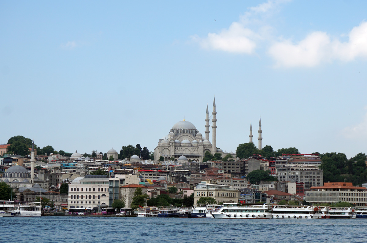 Around Istanbul, Soleyman Mosque from Karakoy