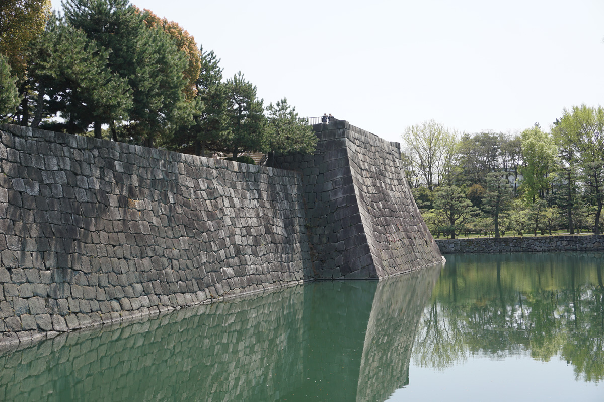 Kyoto: Nijo Castle, Base of old keep