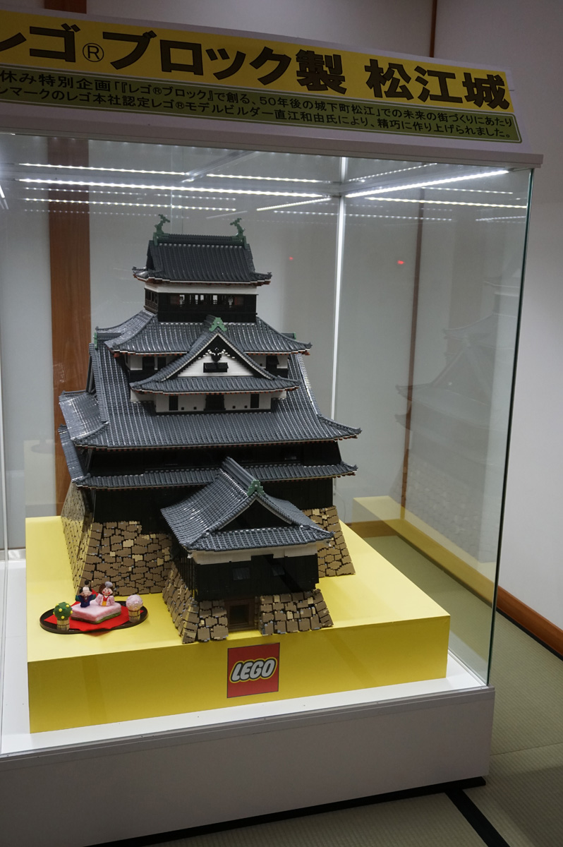 Around Matsue, Matsue Castle, in Lego