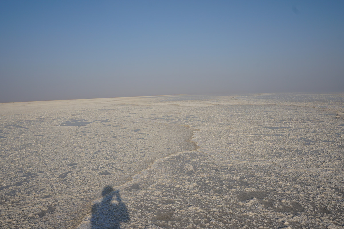 Hamad&nbsp;Ela, Salt flats at Lake Assale