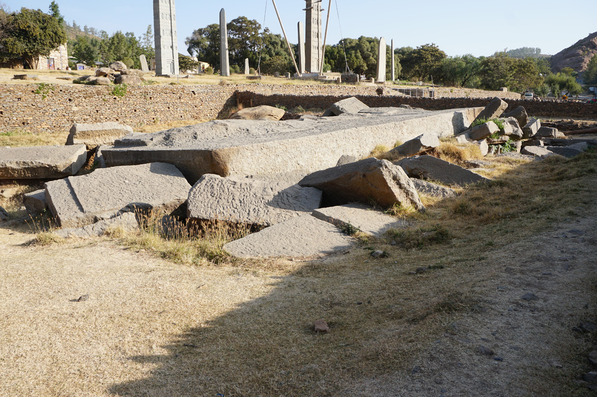 Axum: Northern Stelae Field, Collapsed Megalithic Tomb