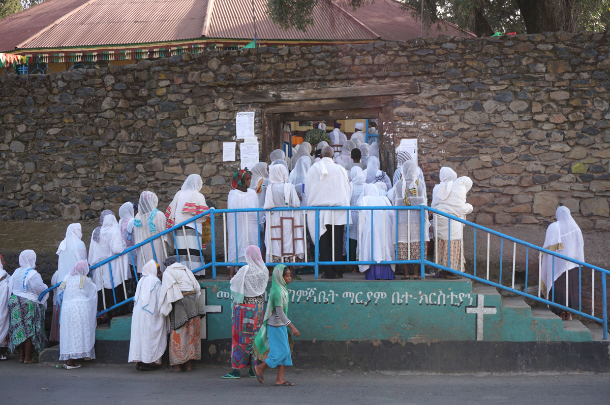 Gondar Royal Compound, Church overflow