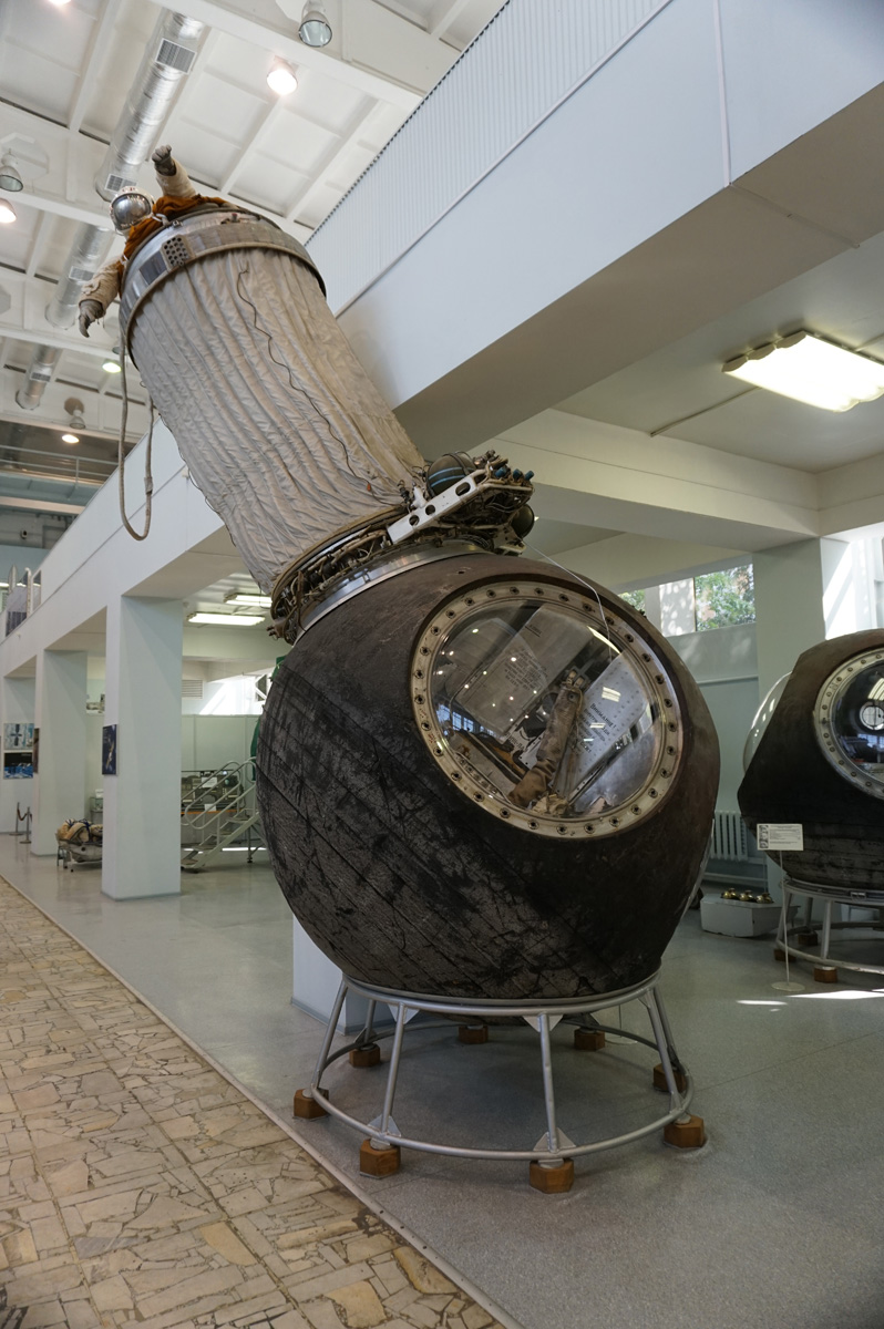 RSC Energia Museum, Voskhod-2 (first spacewalk)(1965) Original capsule, but replica airlock