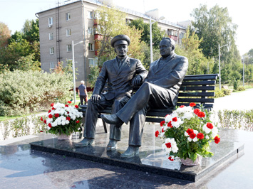 Gagarin and Korolev, Korolev City, RSC Energia Museum, Moscow 2018