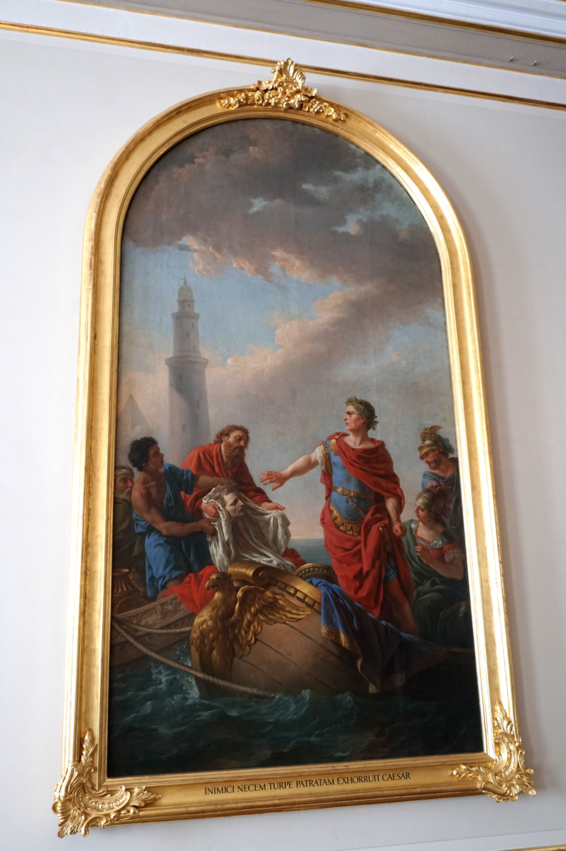 Warsaw: Palace and Old Town, Caesar receiving Pompey