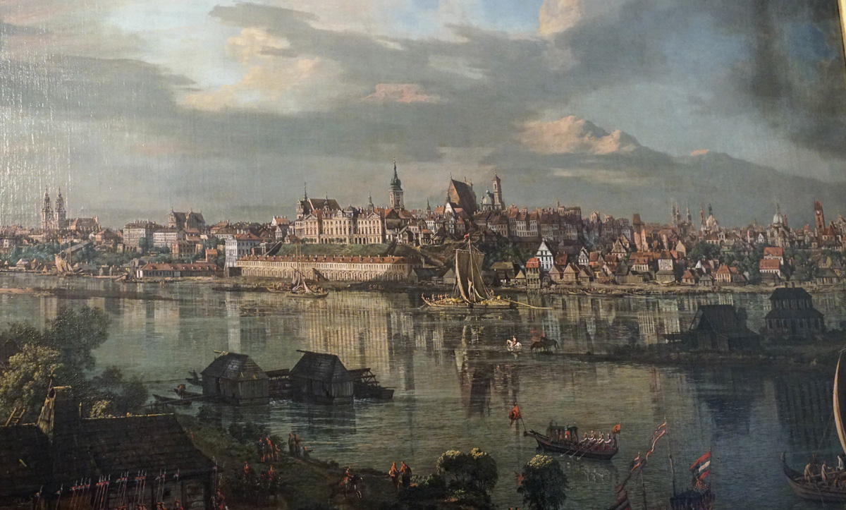 Warsaw: Palace and Old Town, Warsaw ~1780.  Bernardo Bellotto Canaletto. (A nephew of the great Canaletto)