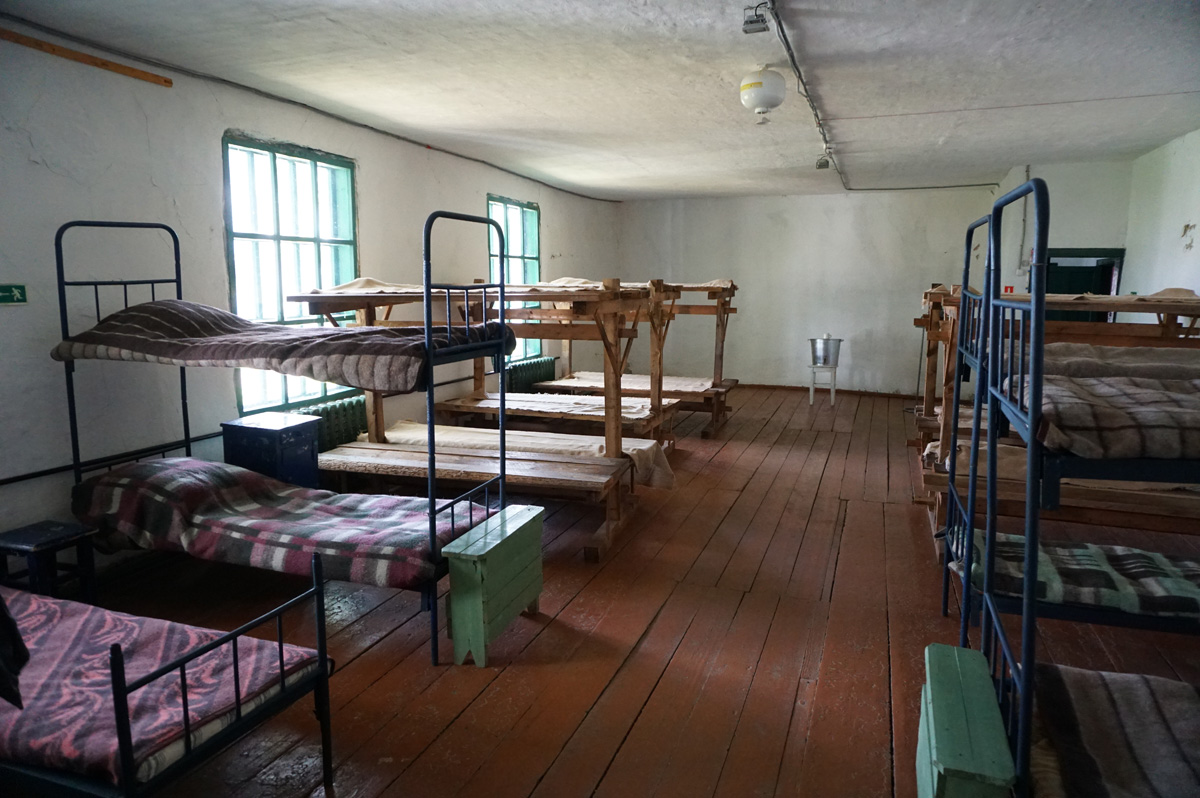 Perm-36, Reconstructed barracks interior