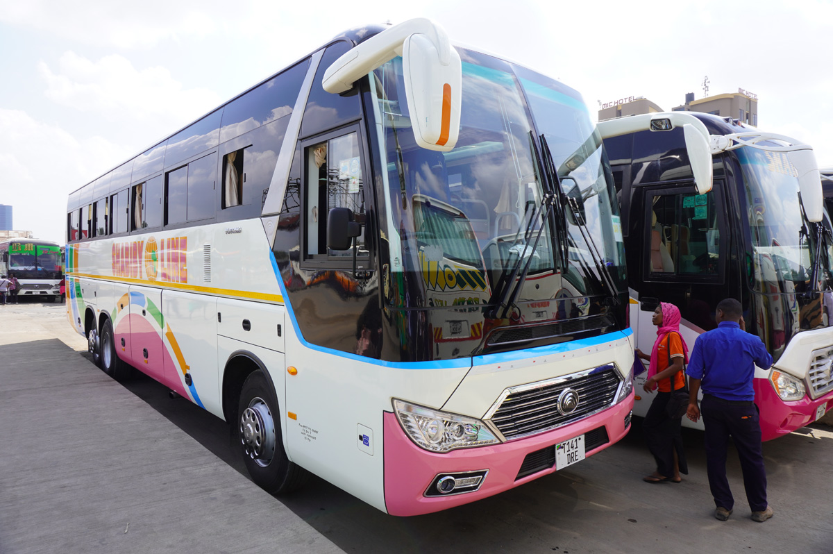 Dar es Salaam, Shabiby bus to Dodoma