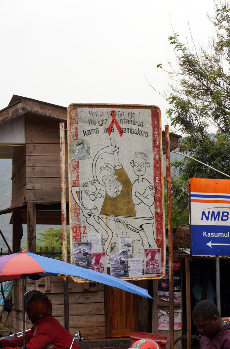 On to the Malawi border..., Unexpected STD health warning Use a bright light to check him for infection!