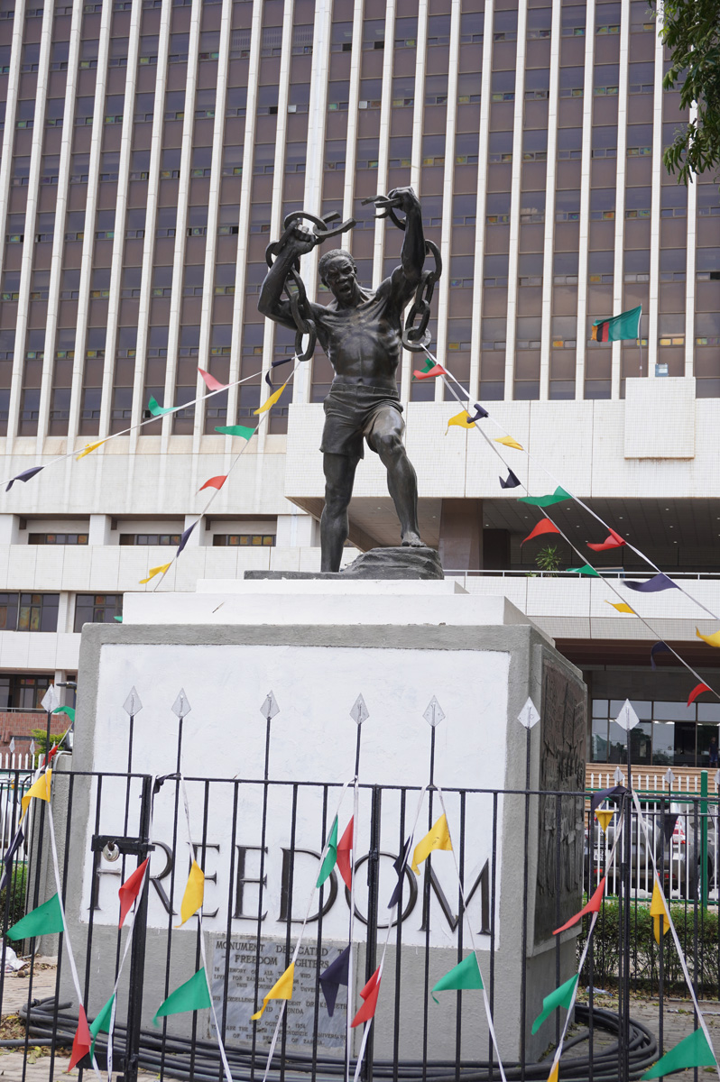 Lusaka, Freedom Statue