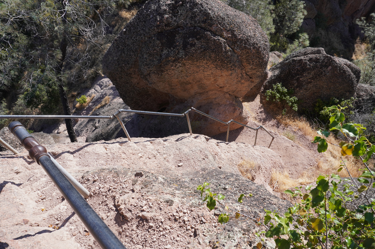 Pinnacles National Park, Very steep trail