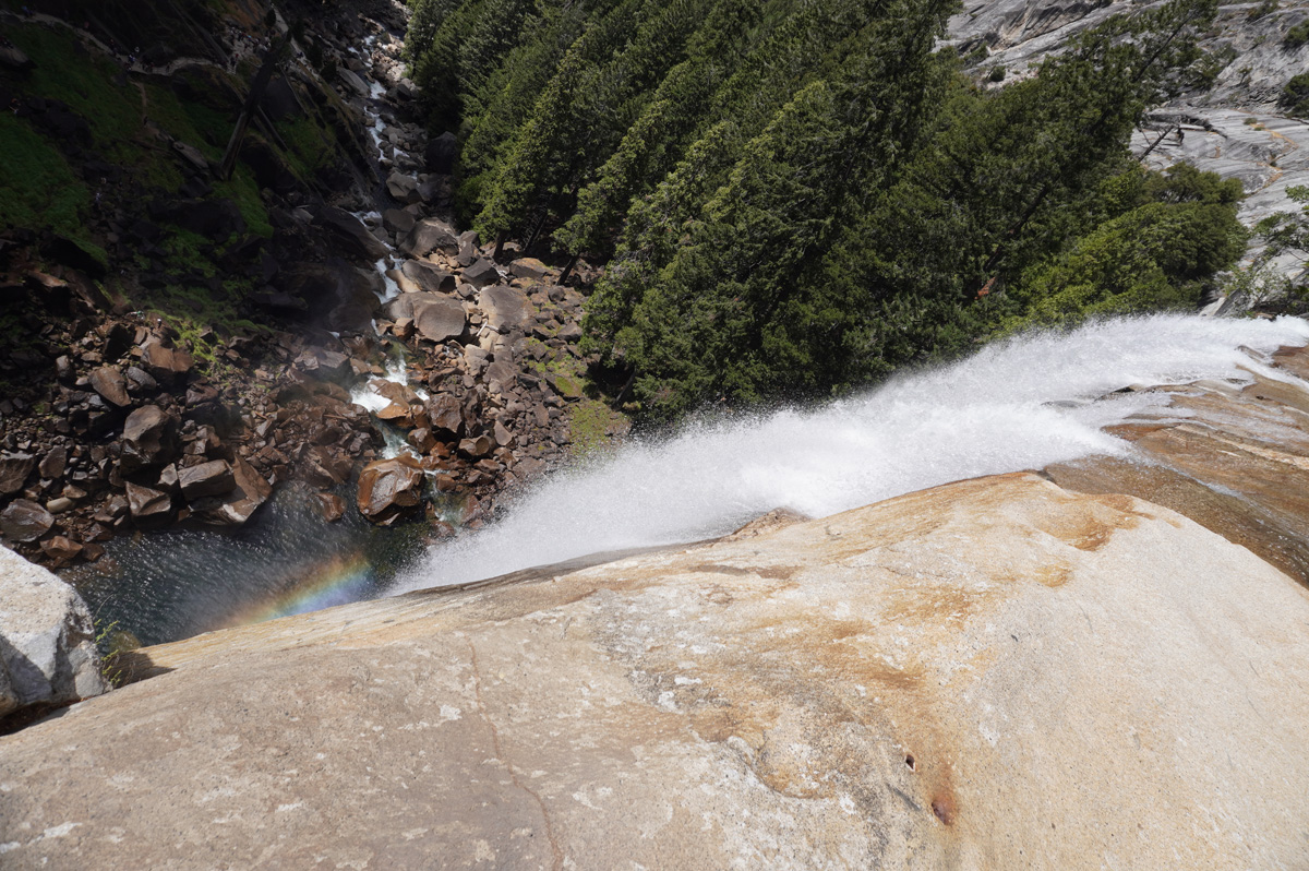Day One: Vernal Fall and Nevada Fall, Vernal Fall looking down