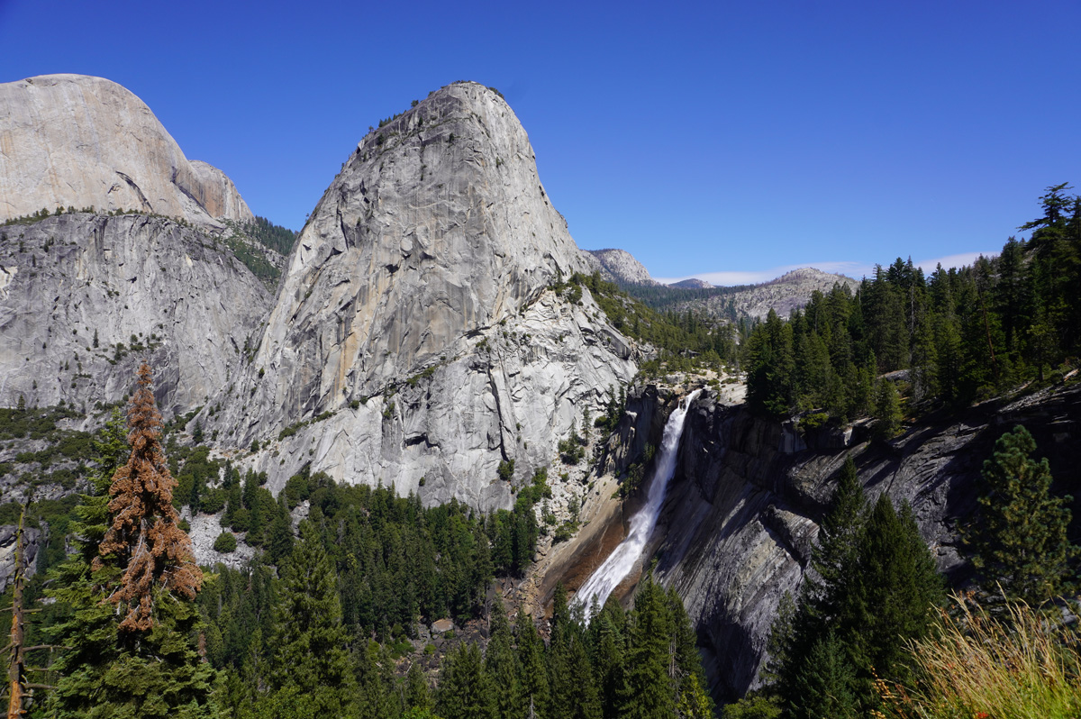 Day One: Vernal Fall and Nevada Fall, Liberty Cap + Nevada Fall
