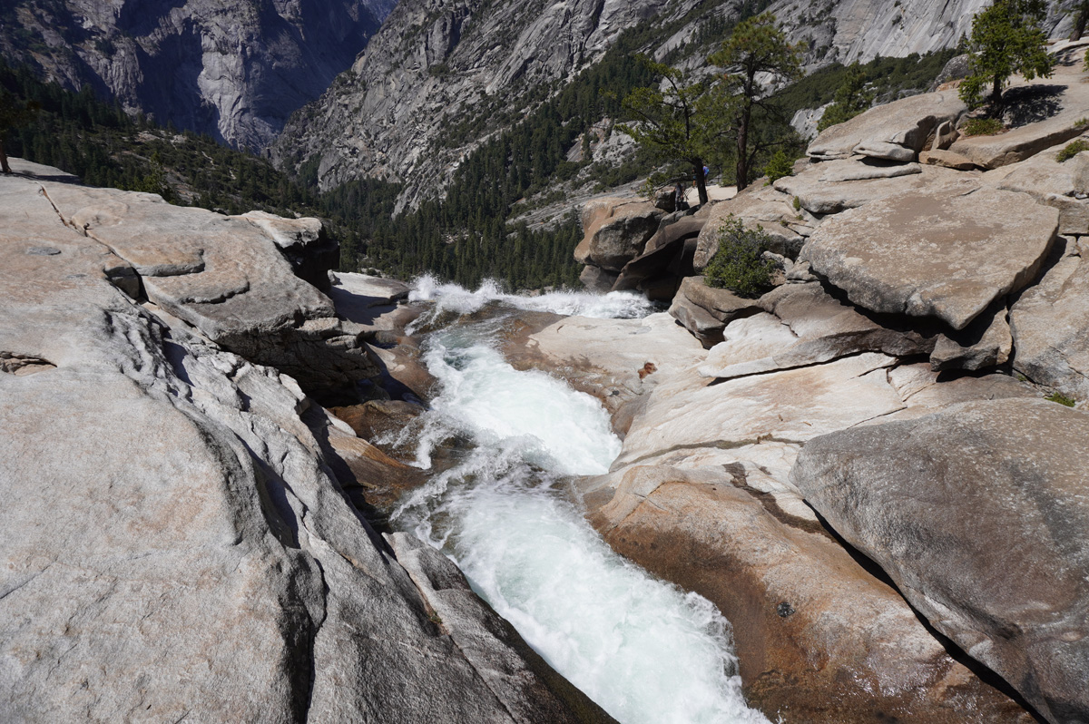 Day One: Vernal Fall and Nevada Fall, Top of Nevada Fall