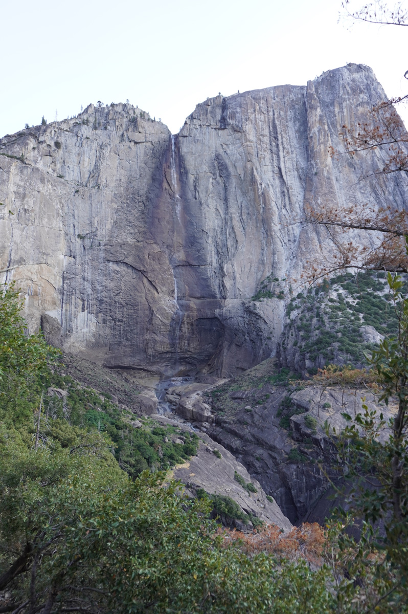 Day Two: Yosemite Point + Valley Views, View to Upper Yosemite Falls