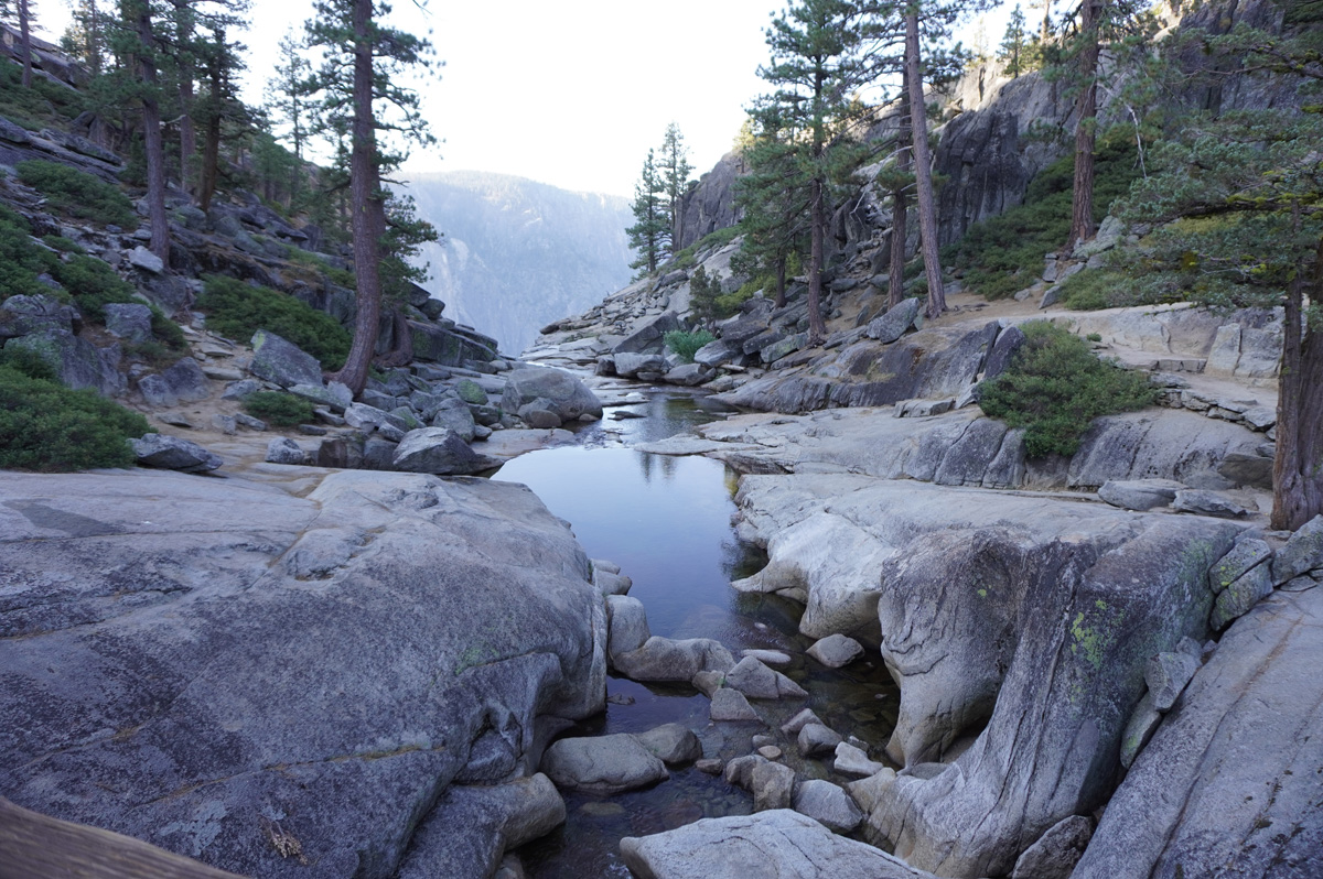 Day Two: Yosemite Point + Valley Views, River and pools above Yosemite Falls