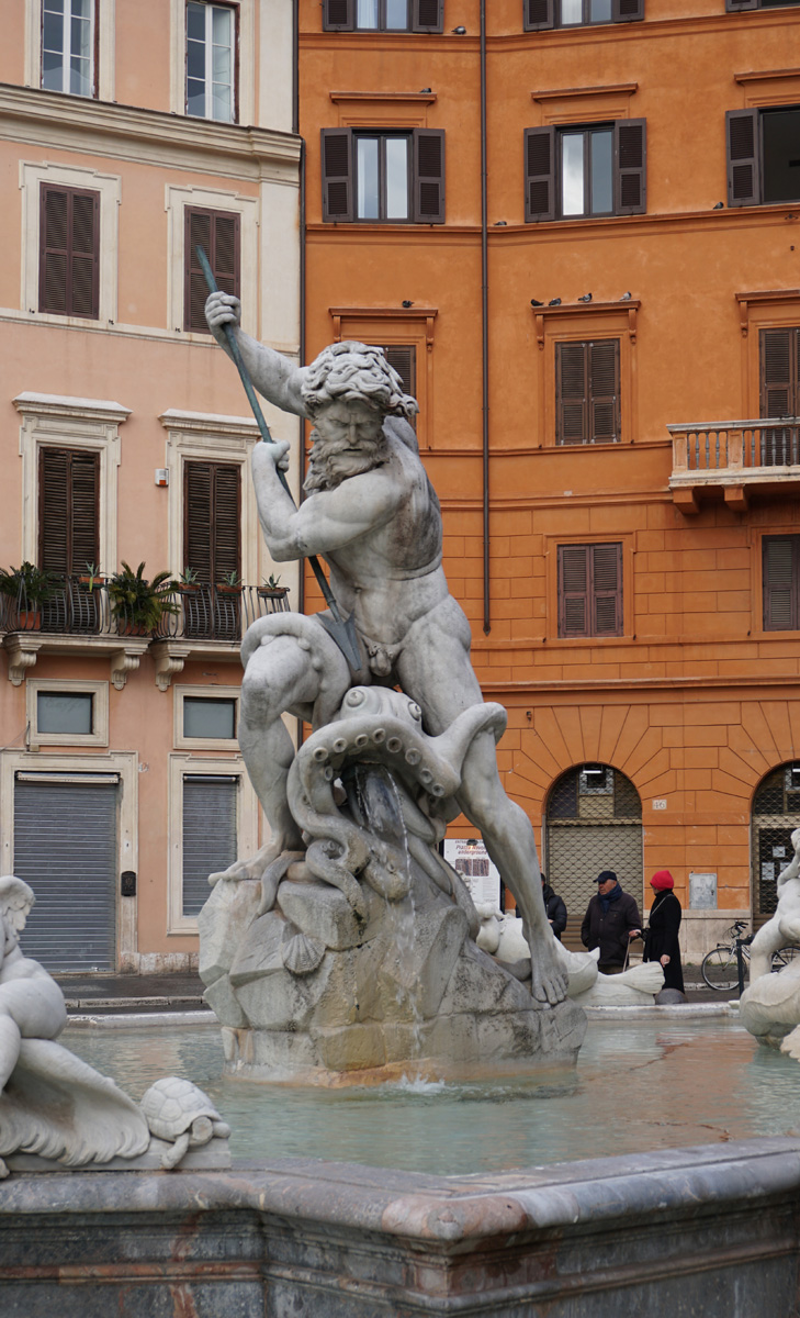 Piazza Navona, Fountain of Neptune, Piazza Navona